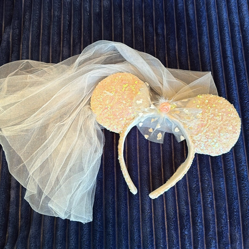 Bridal Mickey ears